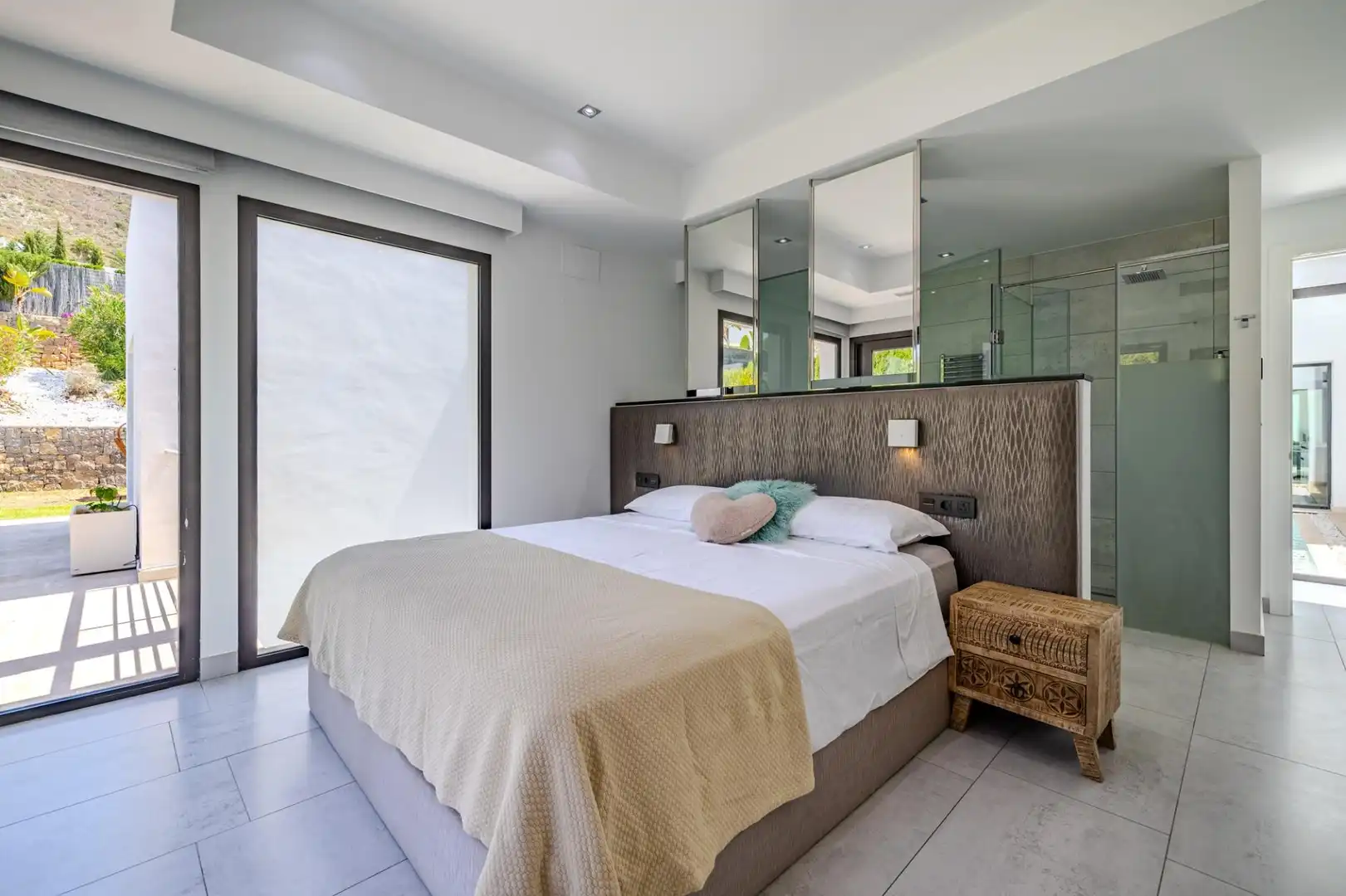 Bedroom of Houses for sale in Jávea / Xàbia  with Air Conditioner, Heating and Private garden