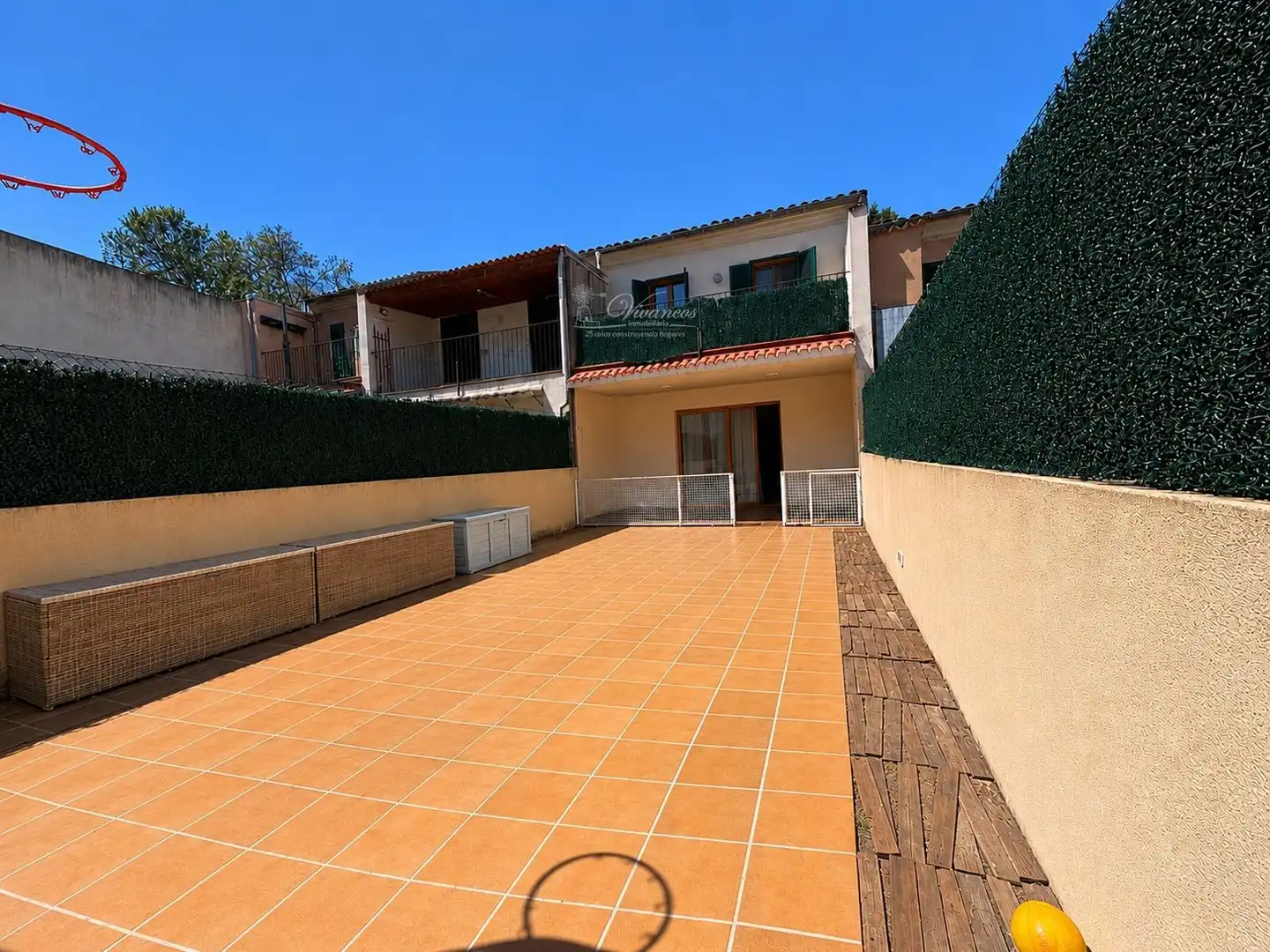 Terrassa de Casa adosada en venda en Sencelles amb Aire condicionat, Jardí privat i Terrassa