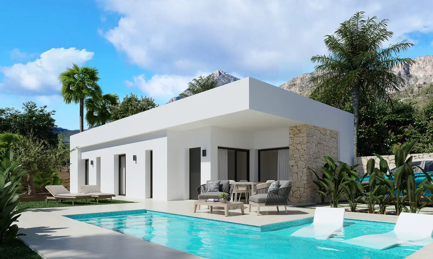 Detached house with pool for sale in Finestrat Pueblo