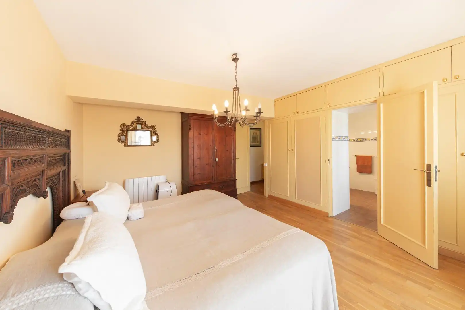 Bedroom of Flat for sale in  Palma de Mallorca  with Air Conditioner, Private garden and Terrace