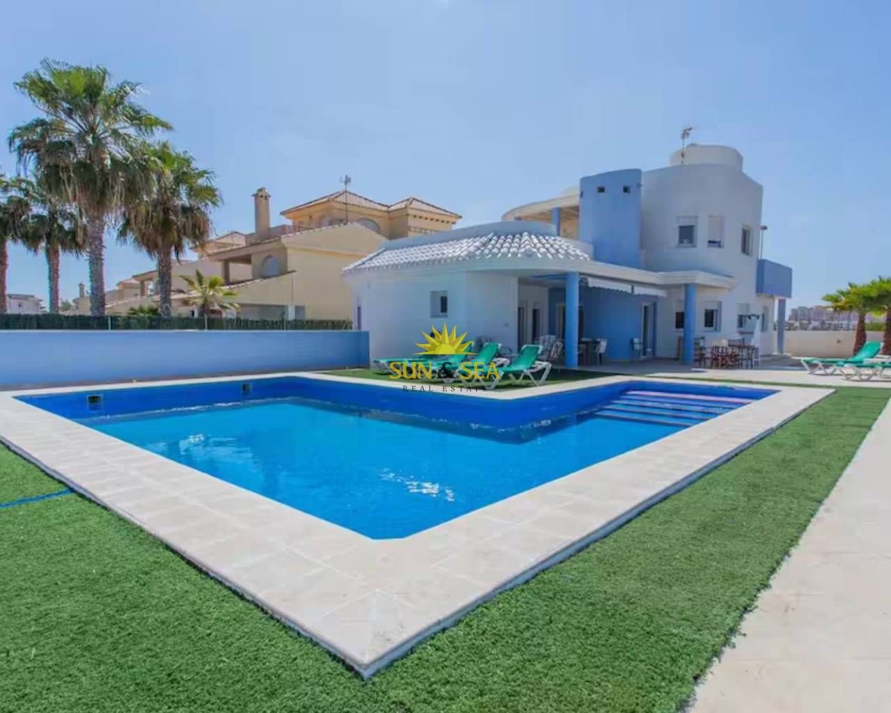 Swimming pool of House or chalet to rent in La Manga del Mar Menor  with Air Conditioner, Heating and Terrace