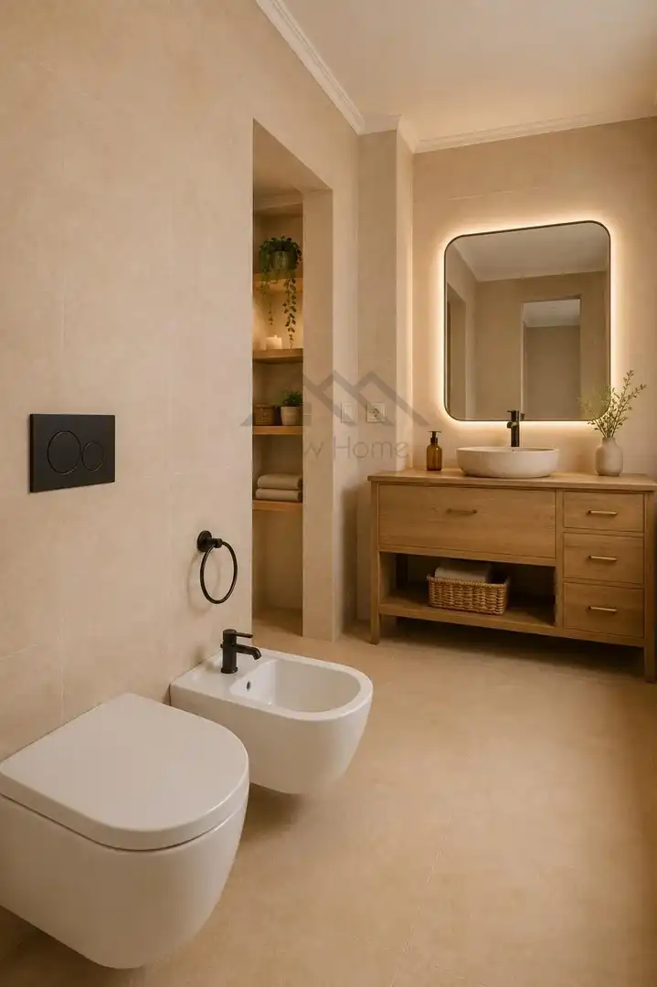 Baño de Finca rústica en venta en La Pobla de Vallbona con Terraza y Balcón