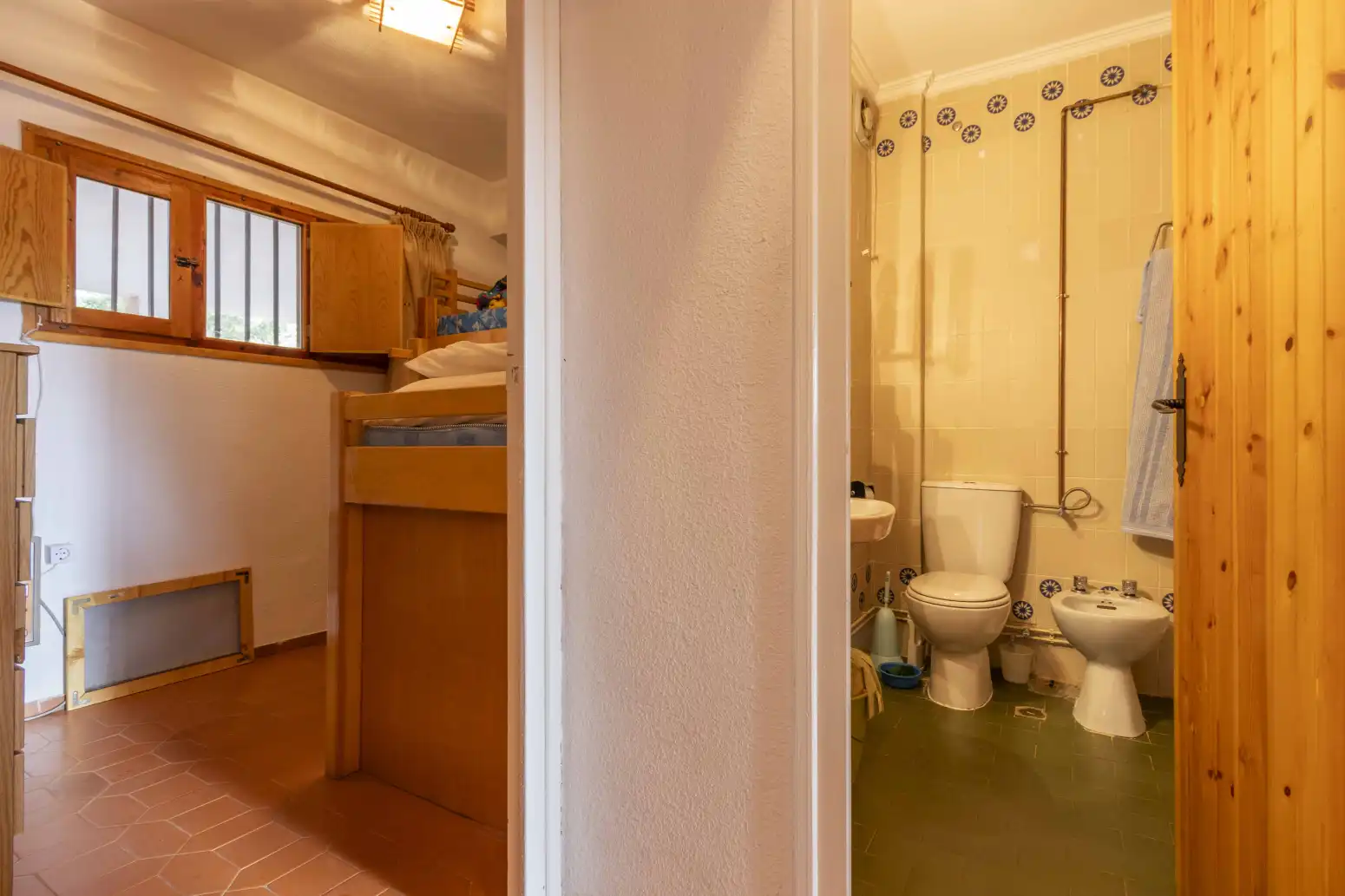 Bedroom of Flat for sale in Alcalá de la Selva  with Heating, Terrace and Storage room