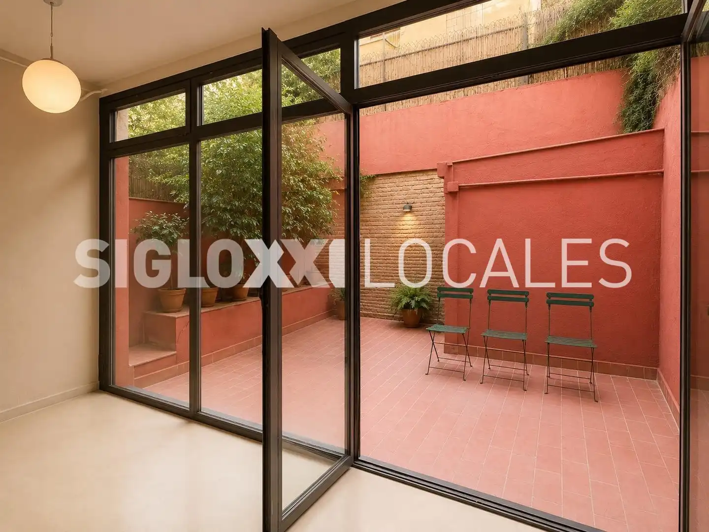 Terrassa de Local de lloguer en Sarrià - Sant Gervasi