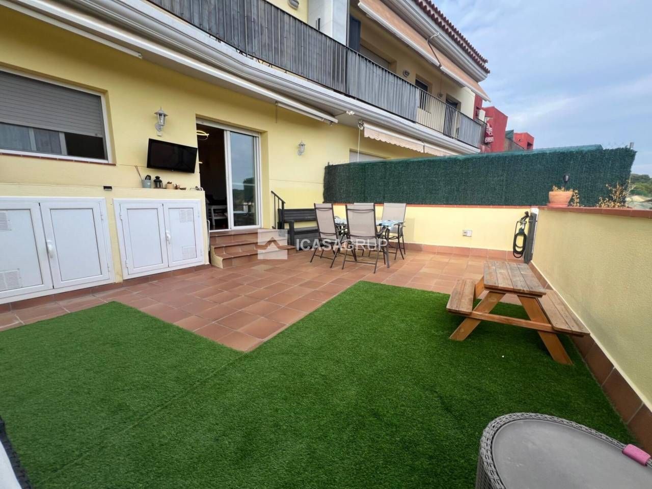 Terrace of Flat for sale in Rubí  with Heating, Private garden and Terrace