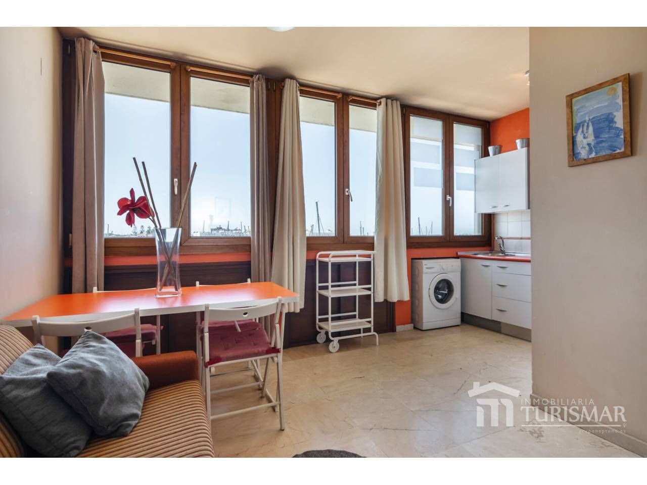 Bedroom of Apartment for sale in Ayamonte  with Air Conditioner and Furnished