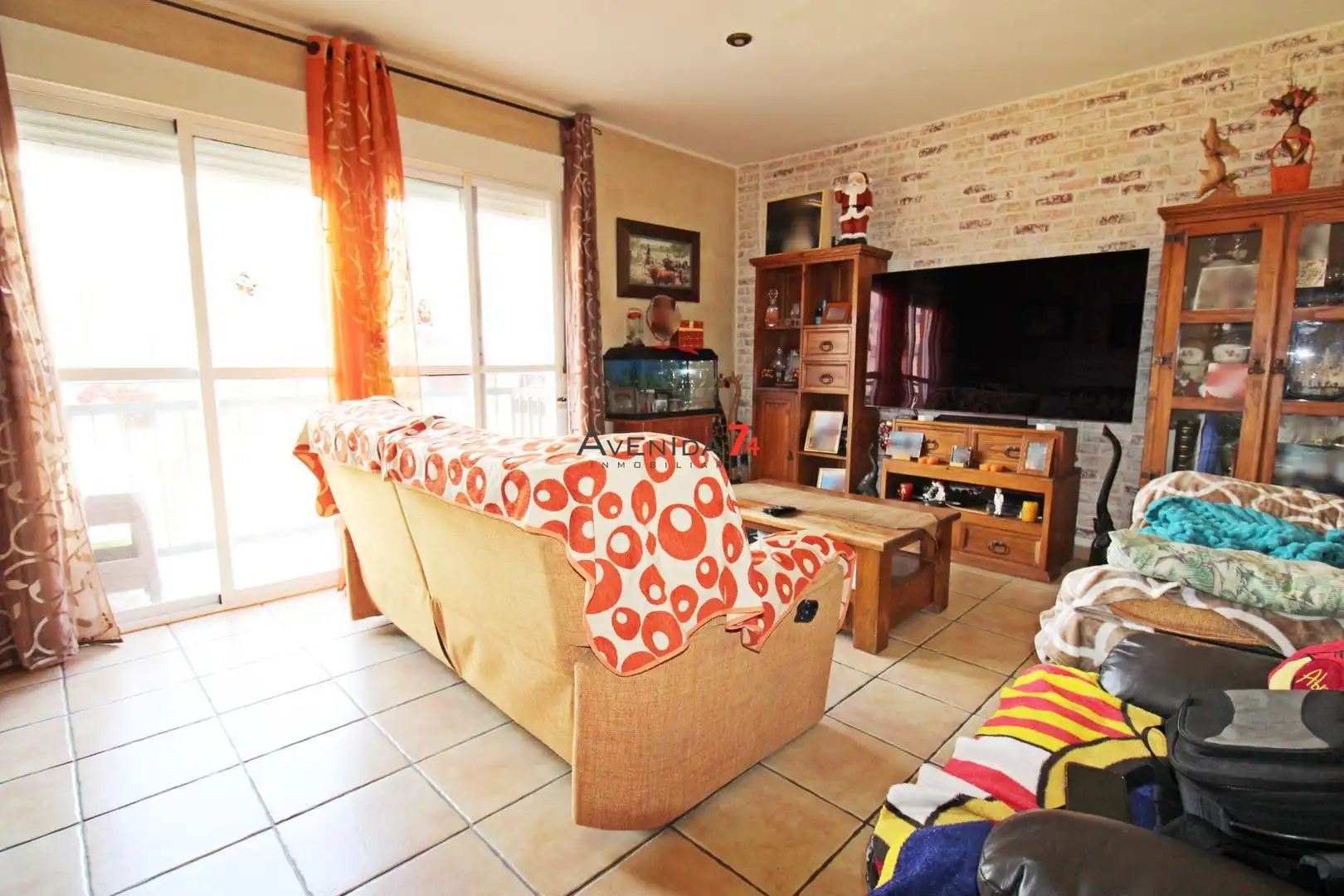 Sala de estar de Piso en venta en Lorca con Aire acondicionado