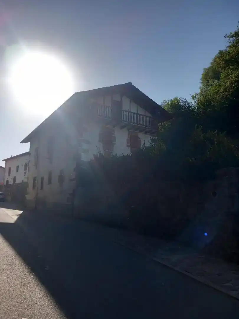 Vista exterior de Casa o chalet en venta en Zugarramurdi con Jardín privado, Parquet y Amueblado