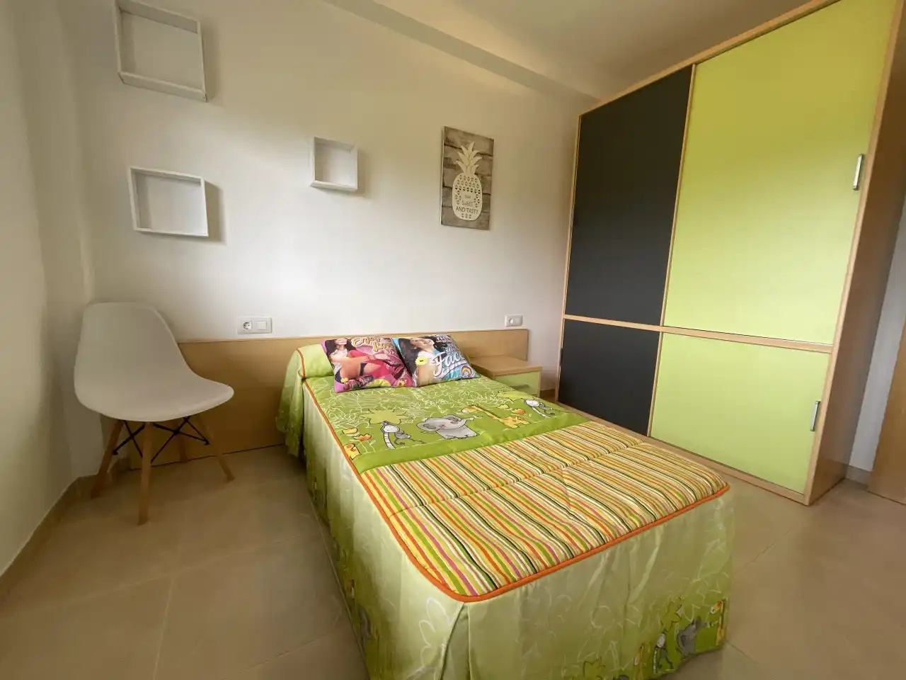 Schlafzimmer von Wohnung zum Verkauf in Alesanco mit Heizung, Möbliert und Balkon