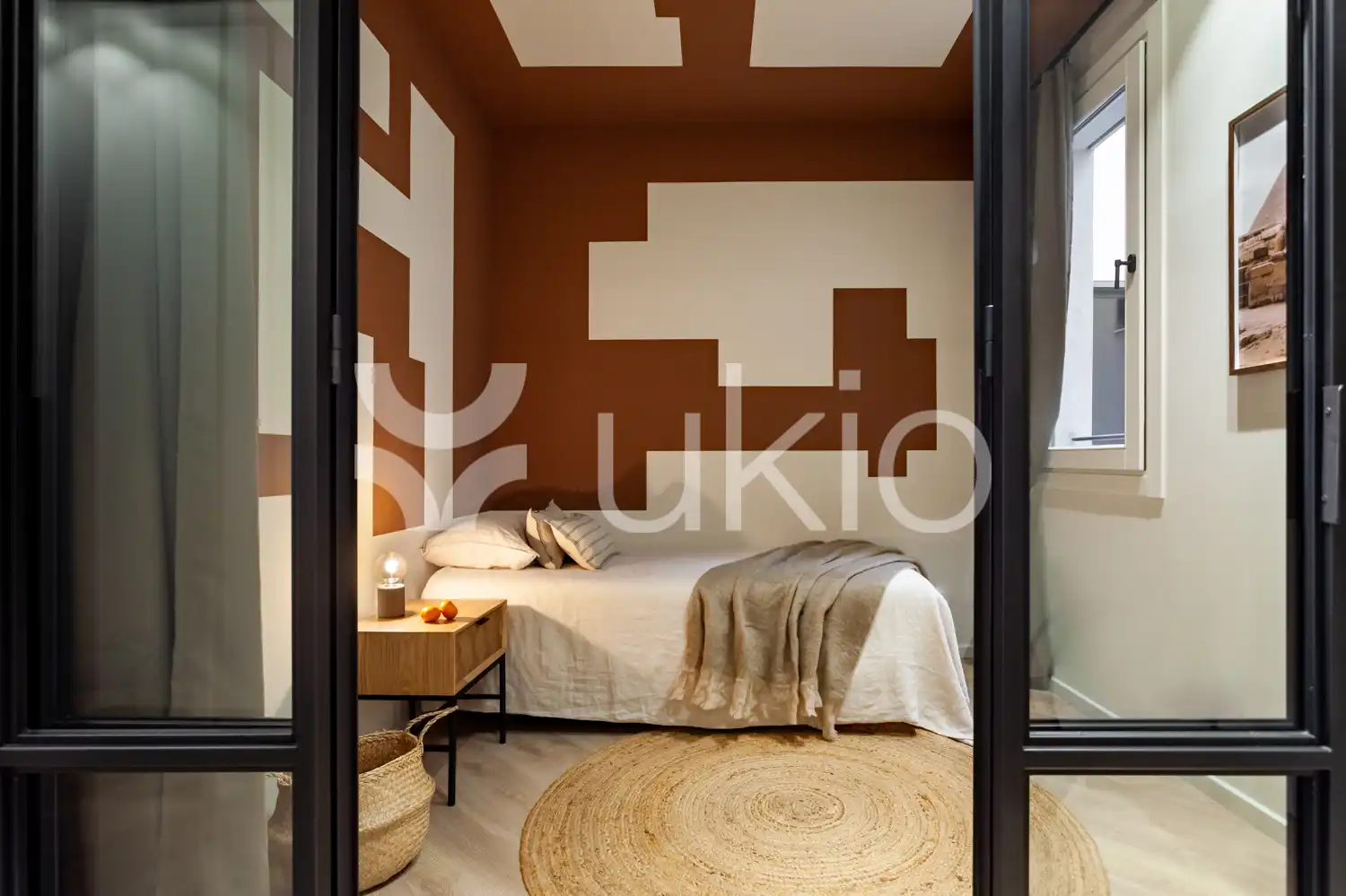 Habitación de Apartamento de alquiler en Barcelona con Aire acondicionado, Amueblado y Horno