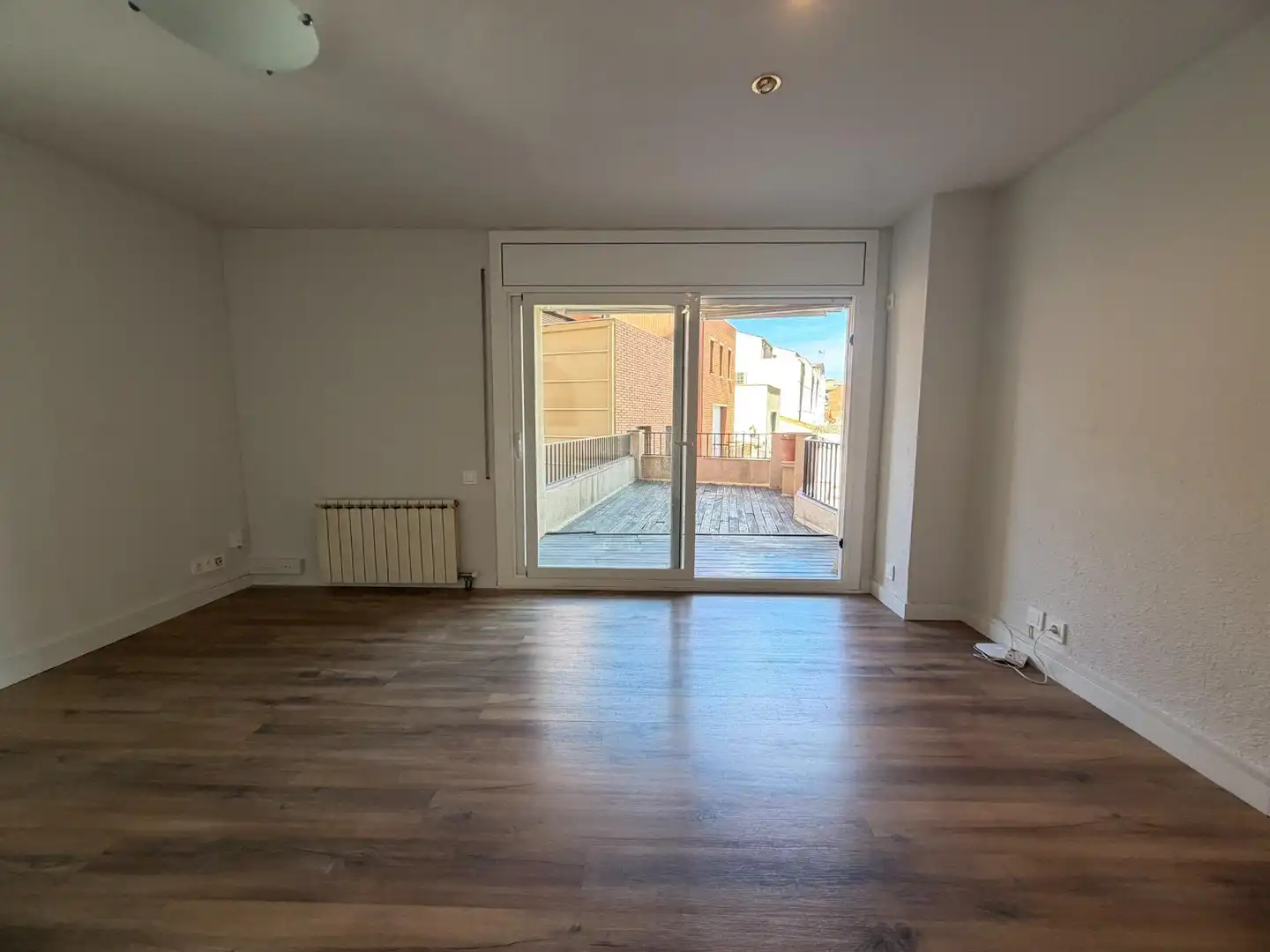 Sala de estar de Piso en venta en Terrassa con Calefacción, Parquet y Terraza