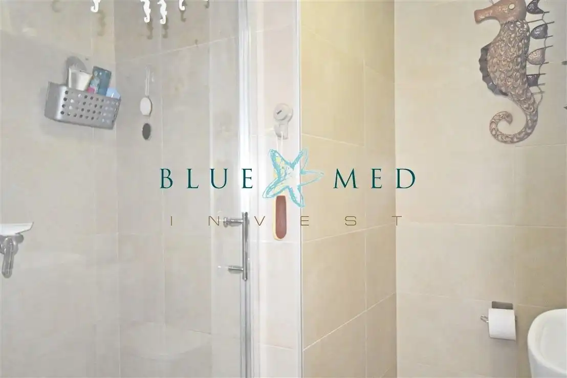Badezimmer von Dachboden zum Verkauf in Mazarrón mit Klimaanlage, Heizung und Terrasse