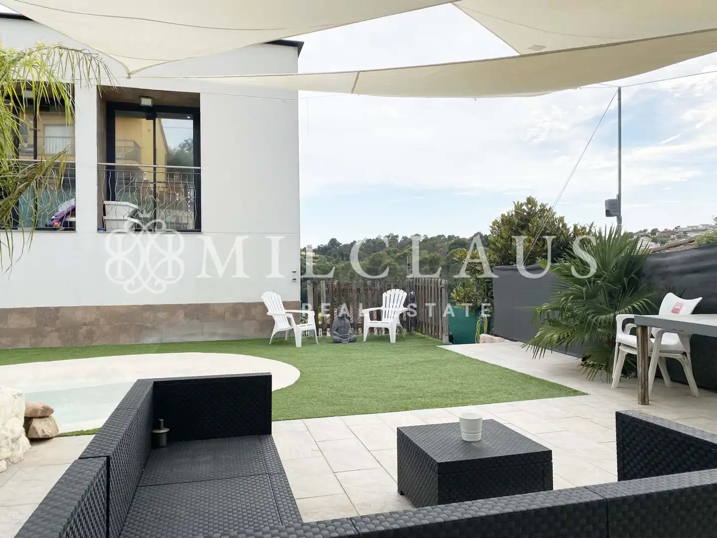 Terrasse von Haus oder Chalet zum Verkauf in Lliçà d'Amunt mit Klimaanlage, Heizung und Privatgarten