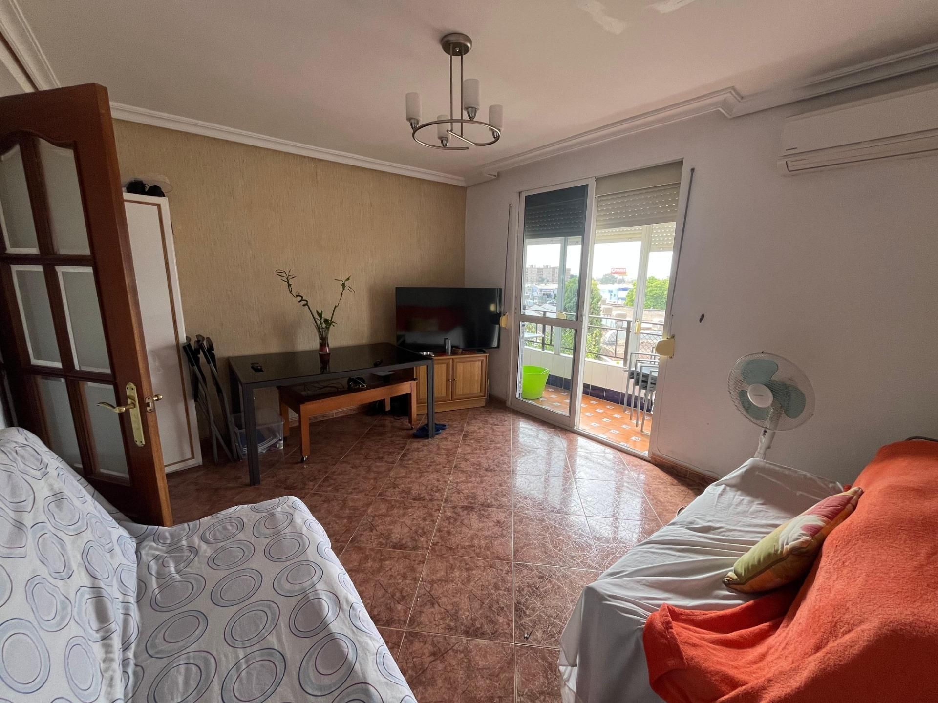 Bedroom of Flat for sale in  Sevilla Capital  with Terrace and Balcony