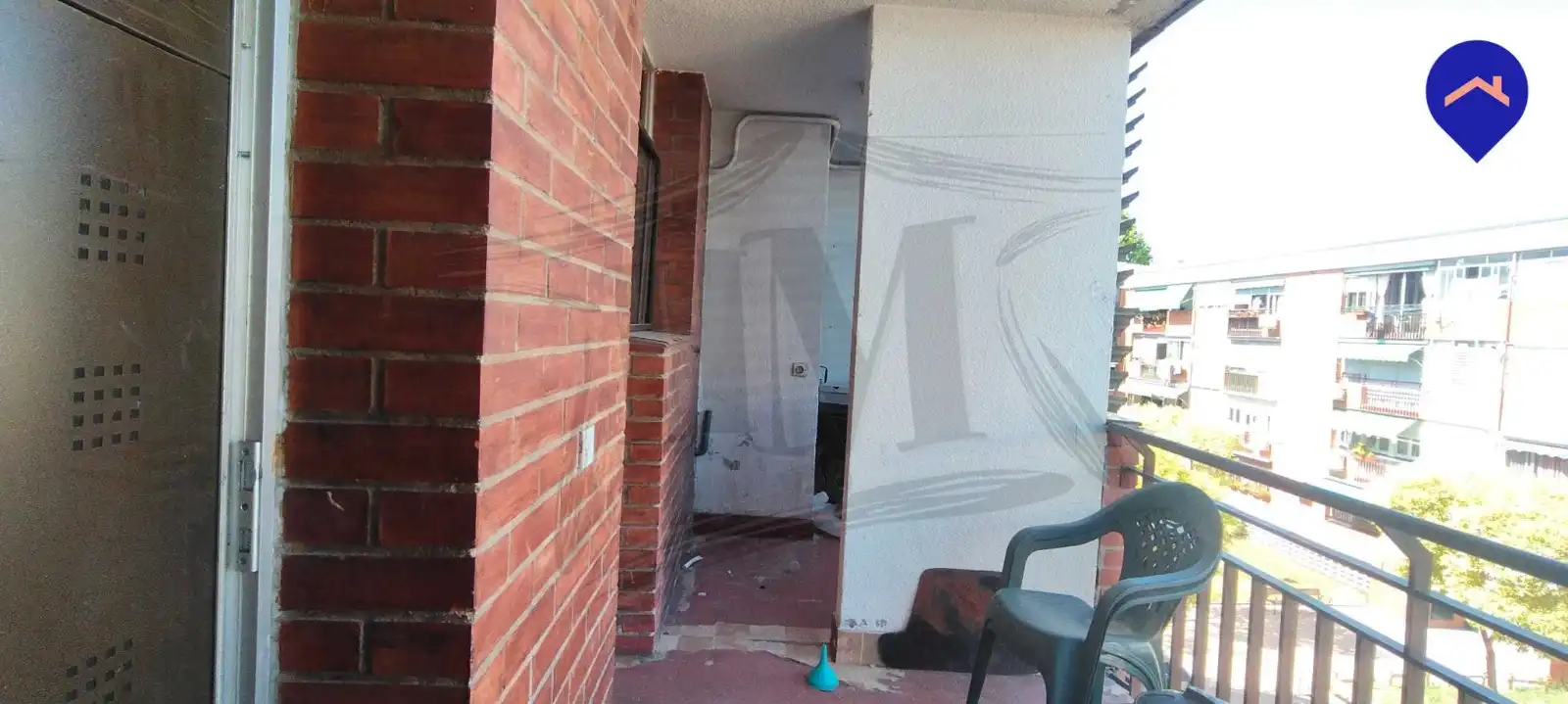 Balcony of Flat for sale in Madrid  with Heating, Terrace and Alarm