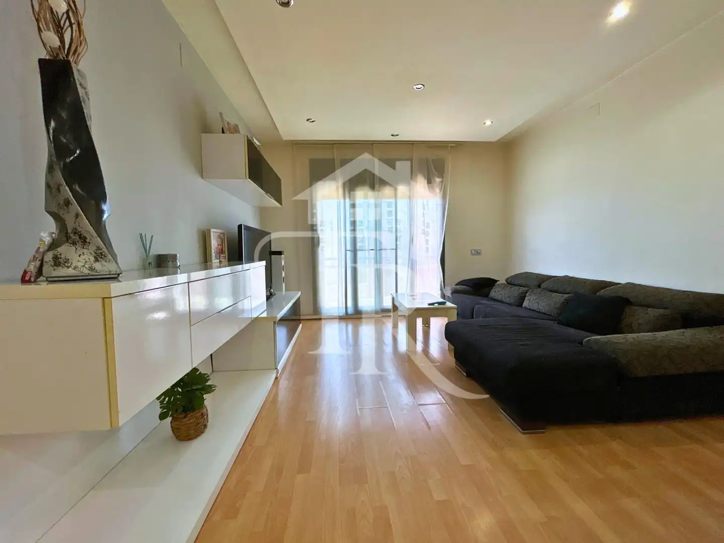 Sala d'estar de Casa o xalet en venda en Cabra del Camp amb Aire condicionat, Parquet i Piscina