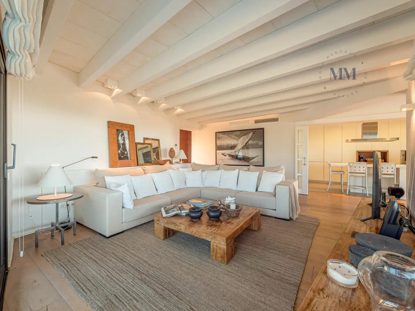 Sala de estar de Casa o chalet en venta en Sant Lluís con Aire acondicionado, Calefacción y Jardín privado