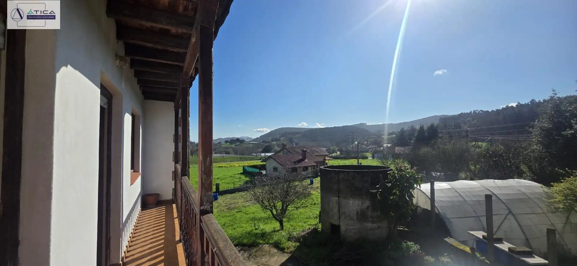 Terraza de Casa adosada en venta en Bárcena de Cicero con Jardín privado, Amueblado y Balcón