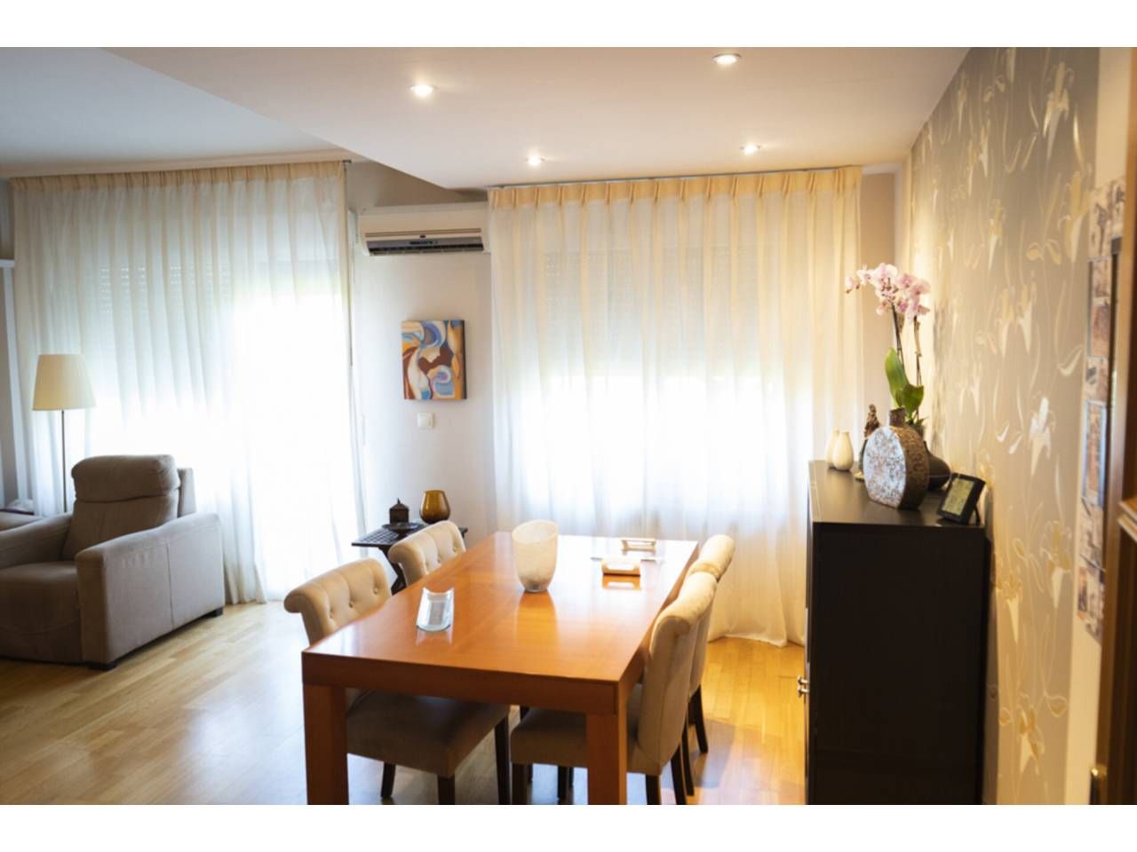 Dining room of Flat for sale in  Albacete Capital  with Heating and Balcony