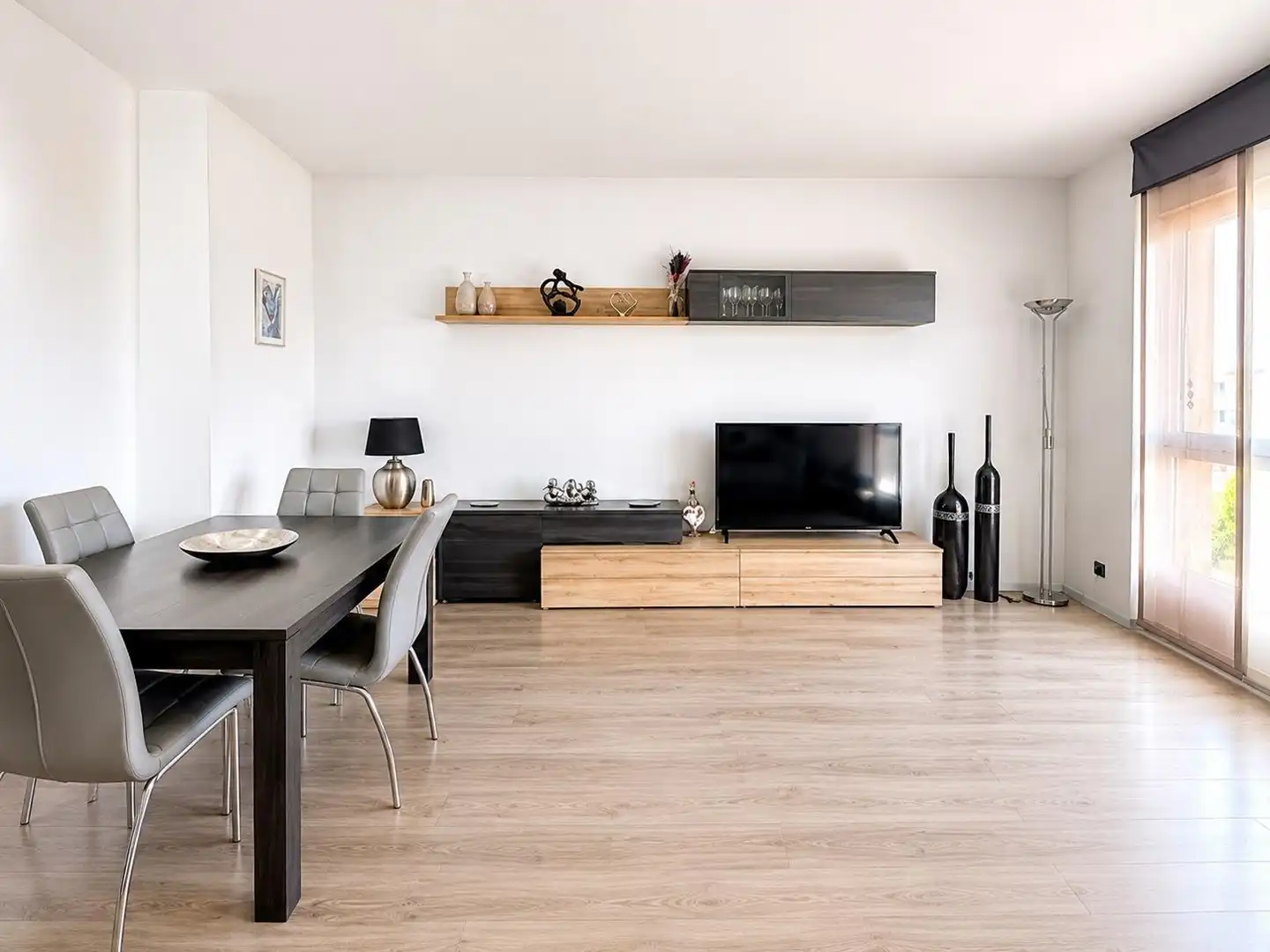 Sala de estar de Piso en venta en Barcelona con Parquet