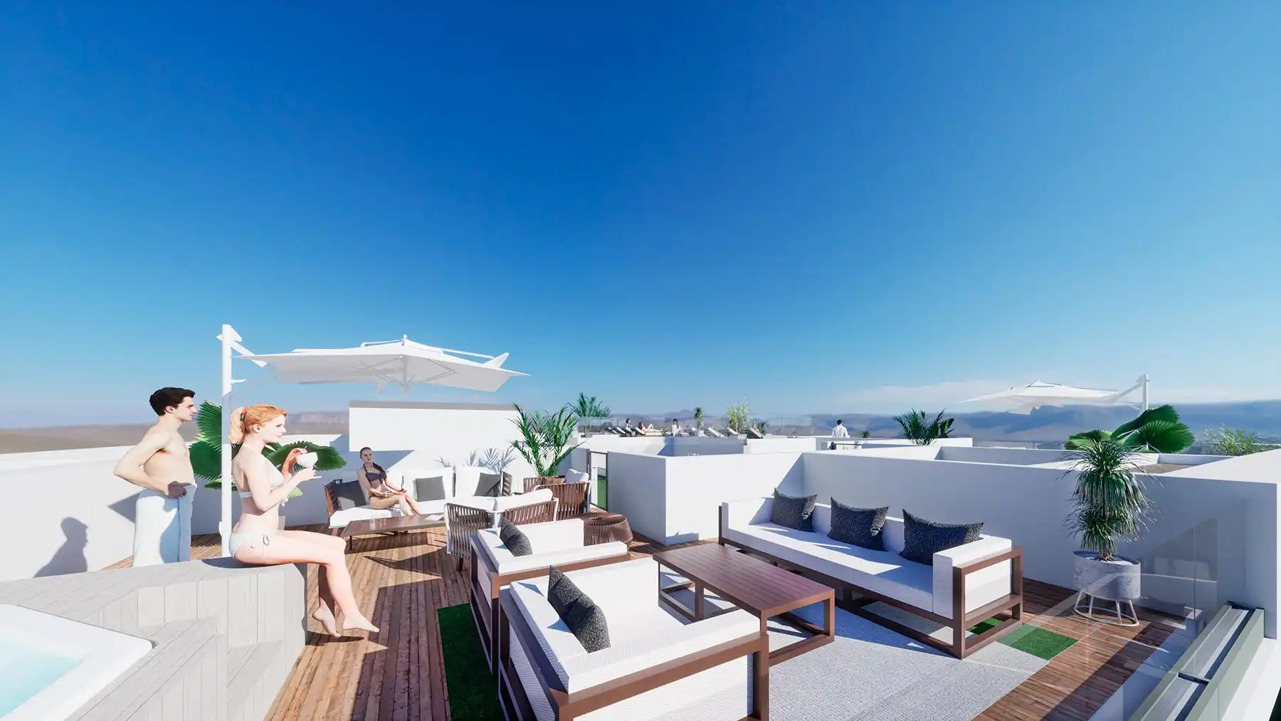 Penthouse with pool for sale in Playa del Cura, imagen 4