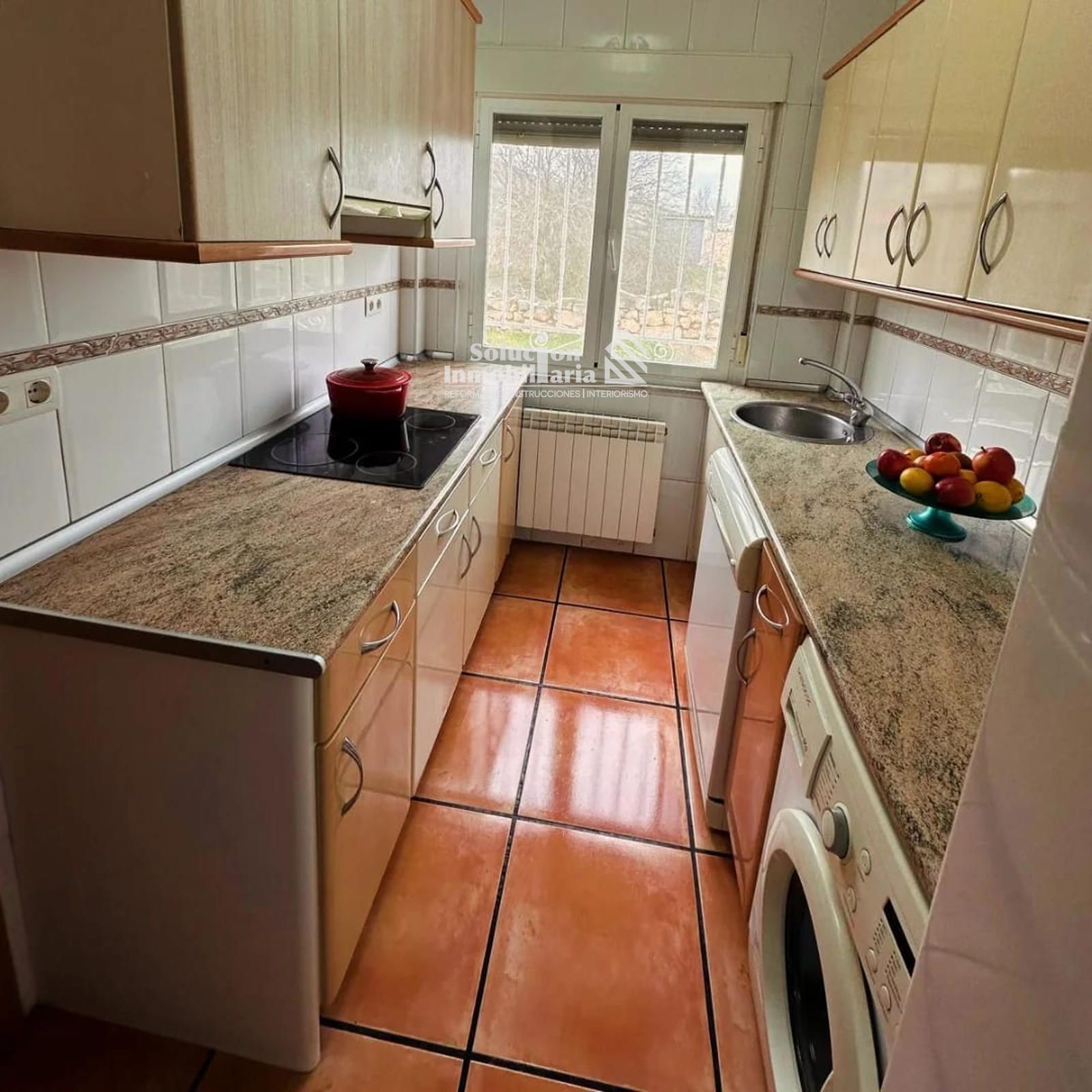Kitchen of Flat to rent in Cabezabellosa de la Calzada  with Heating, Private garden and Furnished
