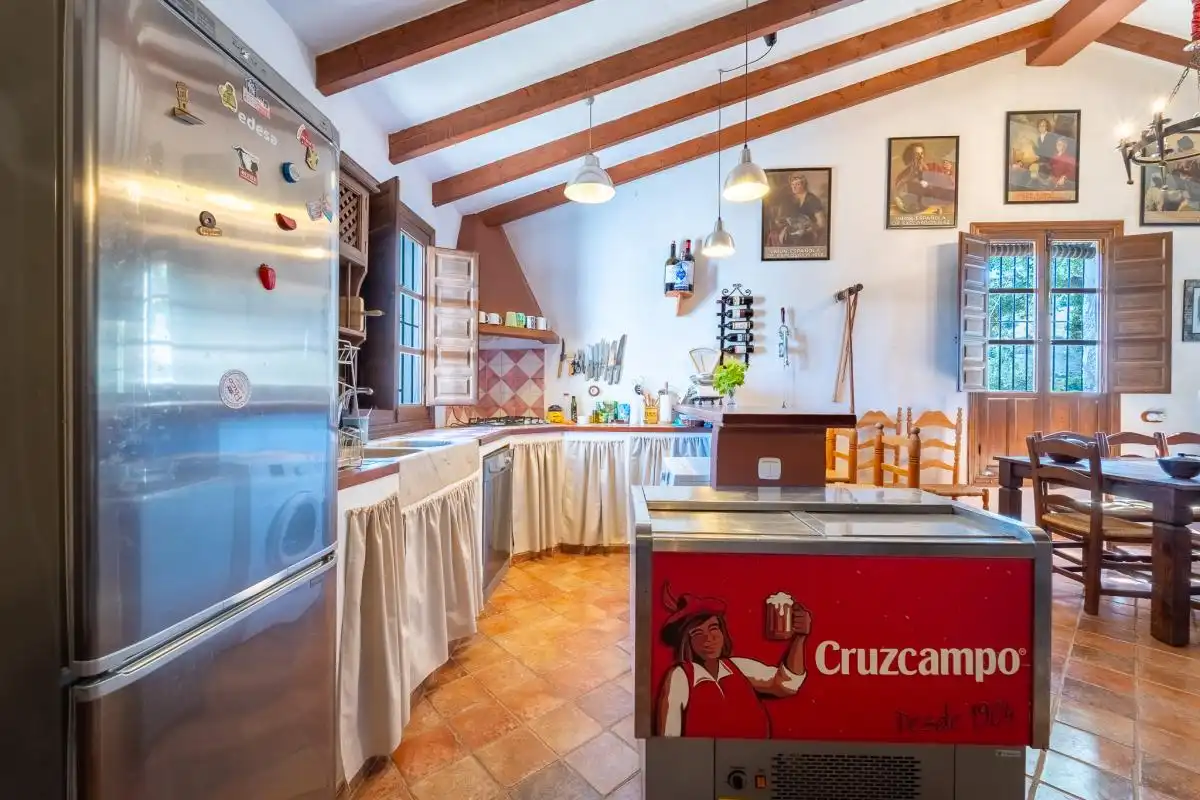 Cocina de Finca rústica en venta en Colmenar con Calefacción y Jardín privado