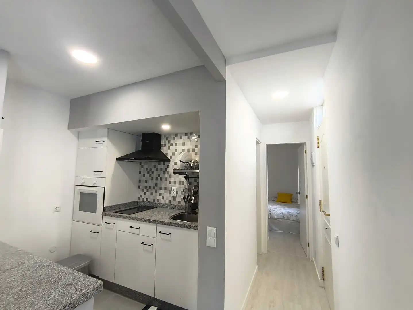 Cocina de Piso de alquiler en Santiago del Teide con Amueblado, Horno y Lavadora