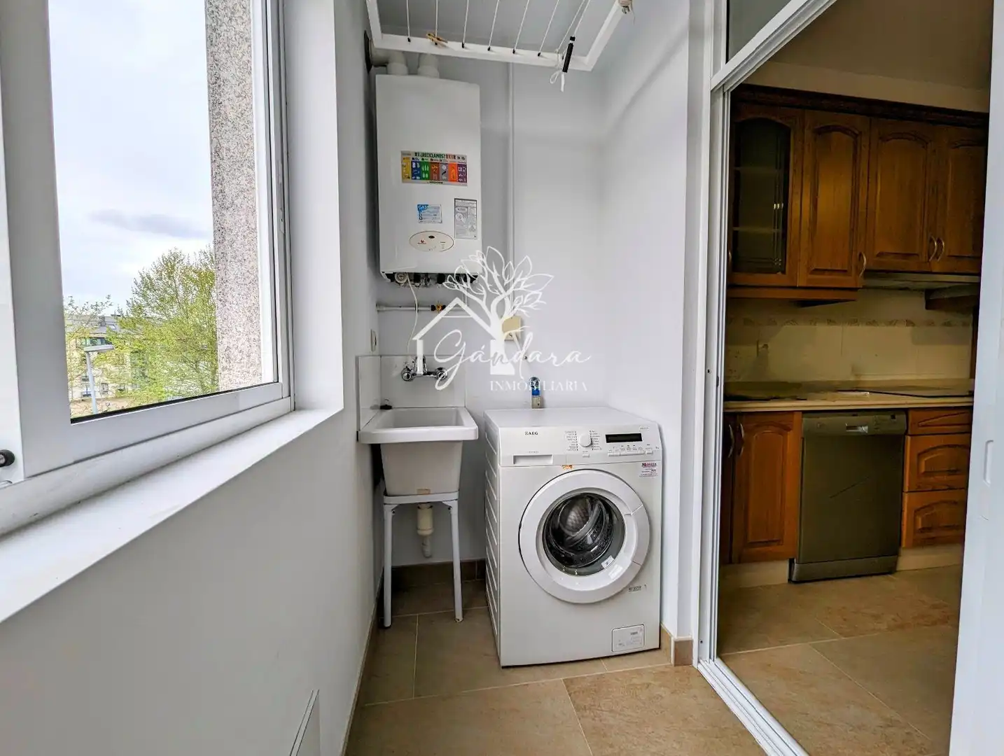 Balcony of Flat for rent in Narón  with Heating, Parquet flooring and Terrace
