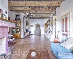 Sala d'estar de Casa o xalet en venda en Sant Cugat del Vallès amb Aire condicionat, Jardí privat i Terrassa