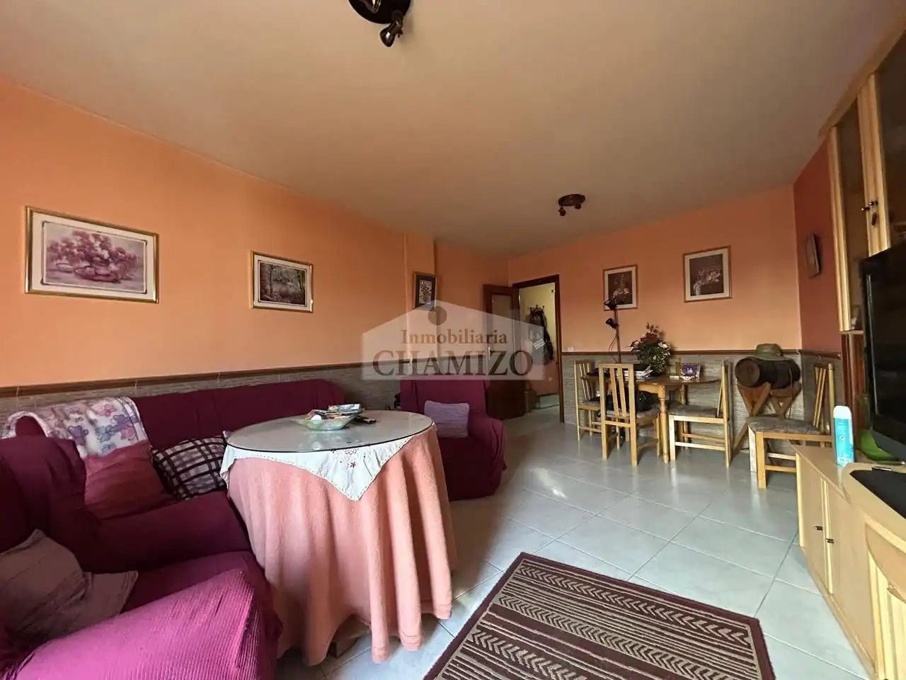 Living room of Flat for sale in Villanueva de la Serena  with Air Conditioner and Balcony