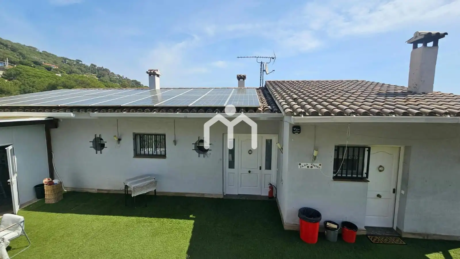 Vista exterior de Casa o chalet en venta en Cabrils con Calefacción, Parquet y Terraza