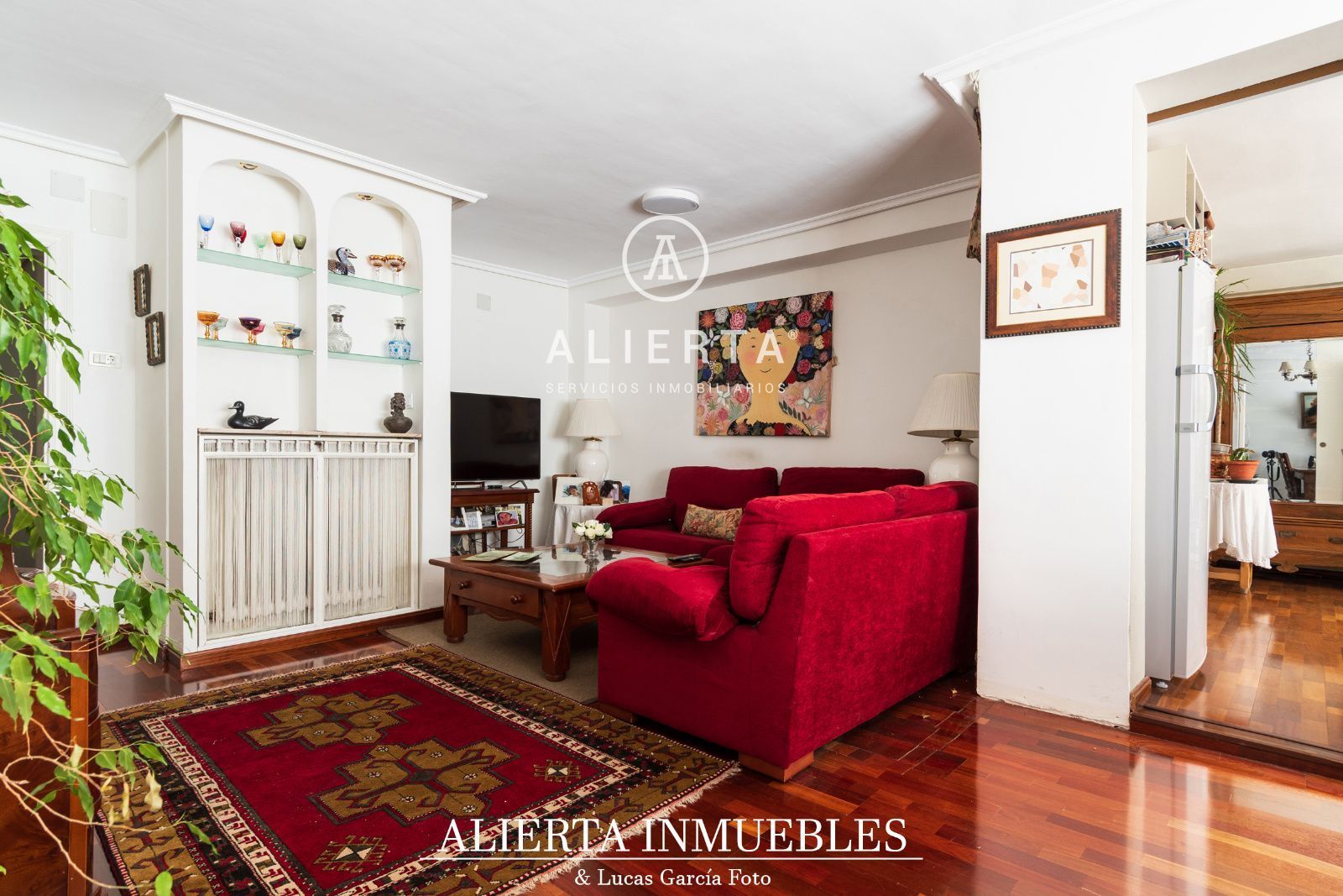 Living room of Flat for sale in  Zaragoza Capital  with Air Conditioner, Heating and Storage room
