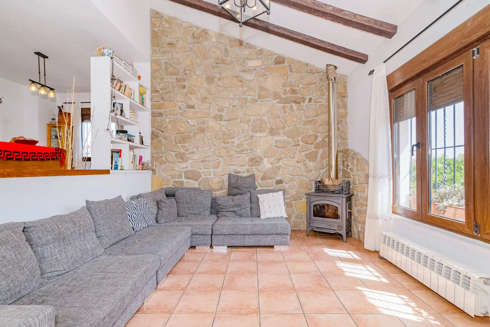 Sala de estar de Casa o chalet en venta en Alhendín con Calefacción, Jardín privado y Trastero