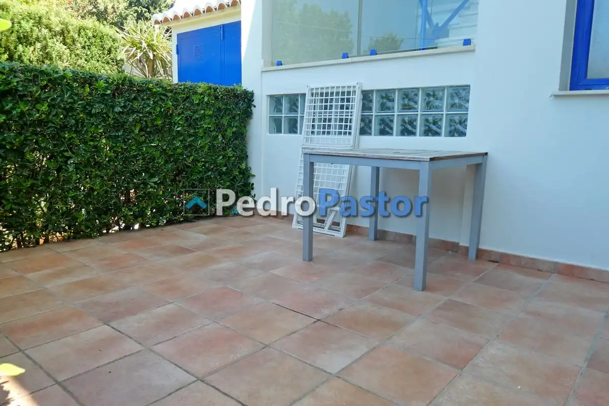 Terraza de Apartamento en venta en Dénia con Aire acondicionado, Calefacción y Jardín privado