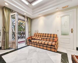 Living room of Flat for sale in  Almería Capital  with Parquet flooring and Terrace