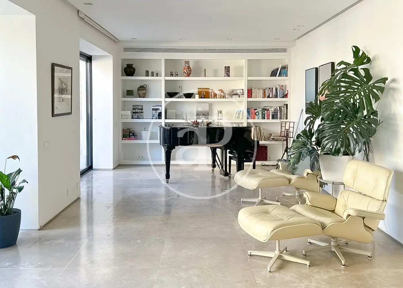 Living room of Attic for rent in Madrid  with Air Conditioner, Heating and Terrace