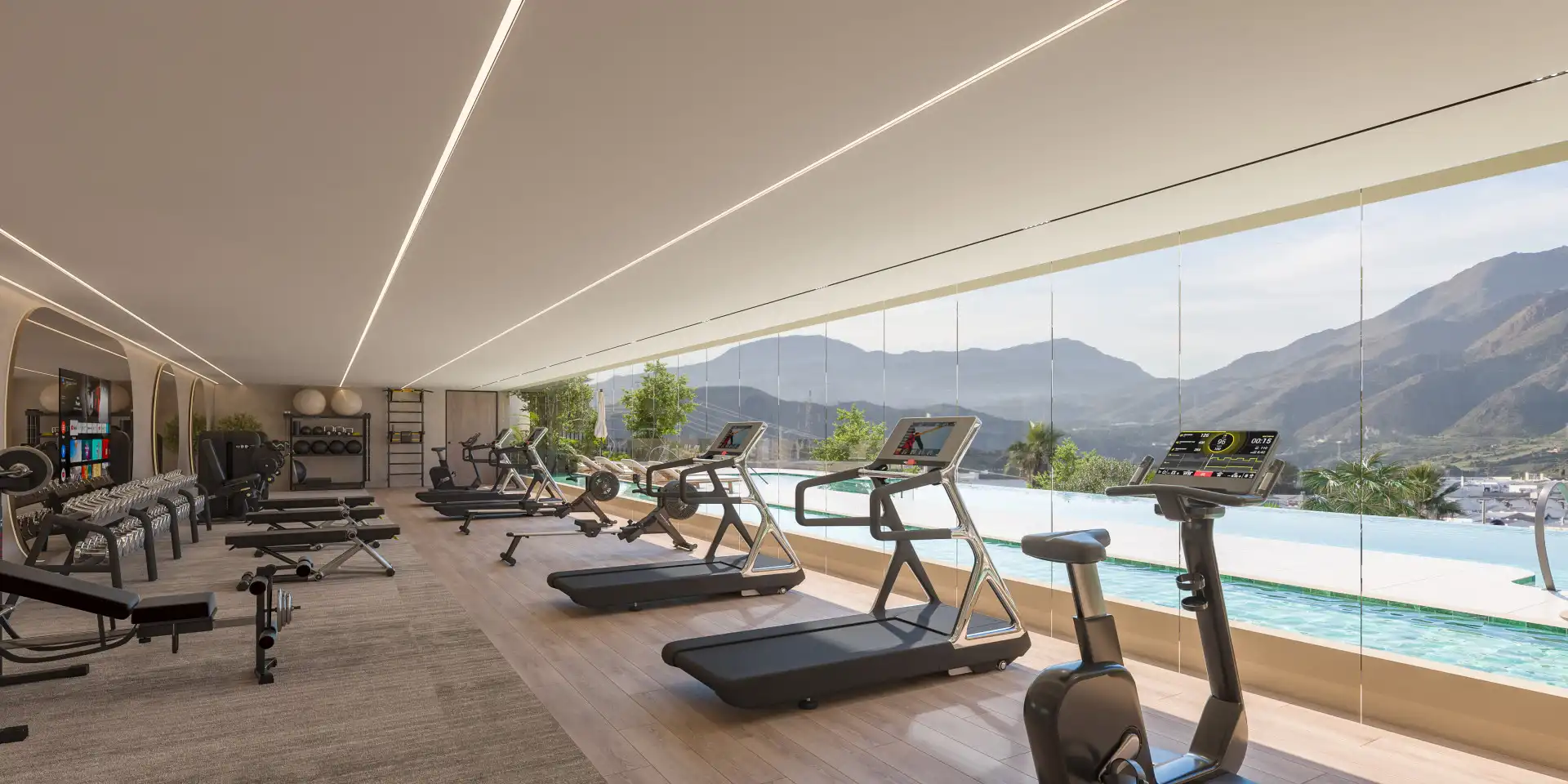 Piscina de Ático en venta en Estepona con Aire acondicionado, Terraza y Piscina