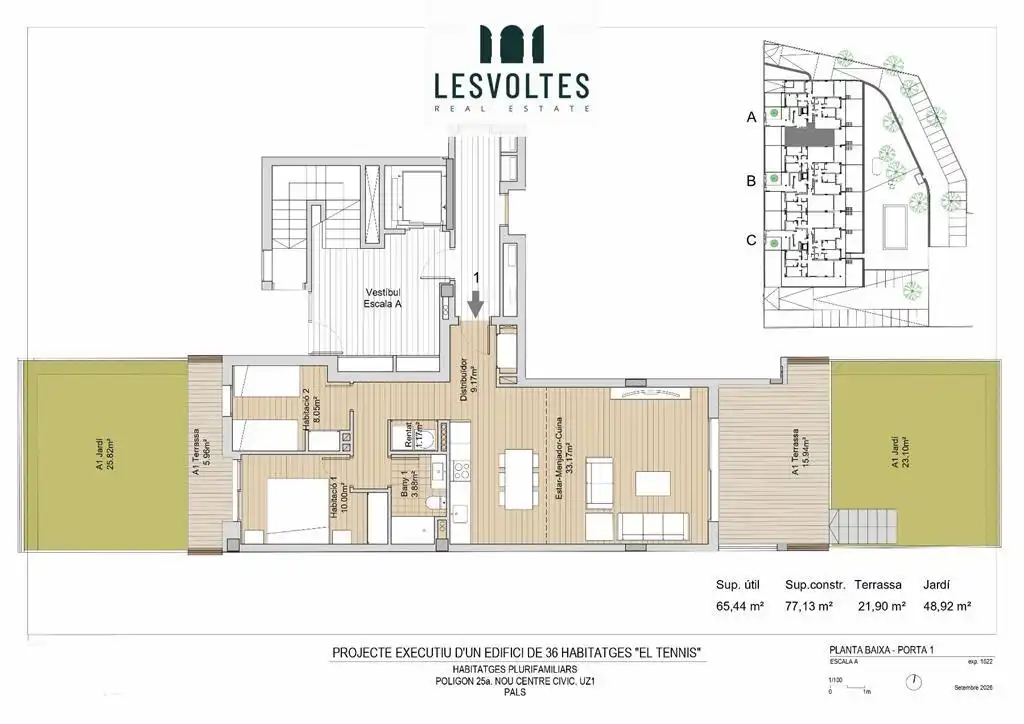 Piso con terraza en venta en Polígon 25a NOU CENTRE CÍVIC S/N, imagen 10