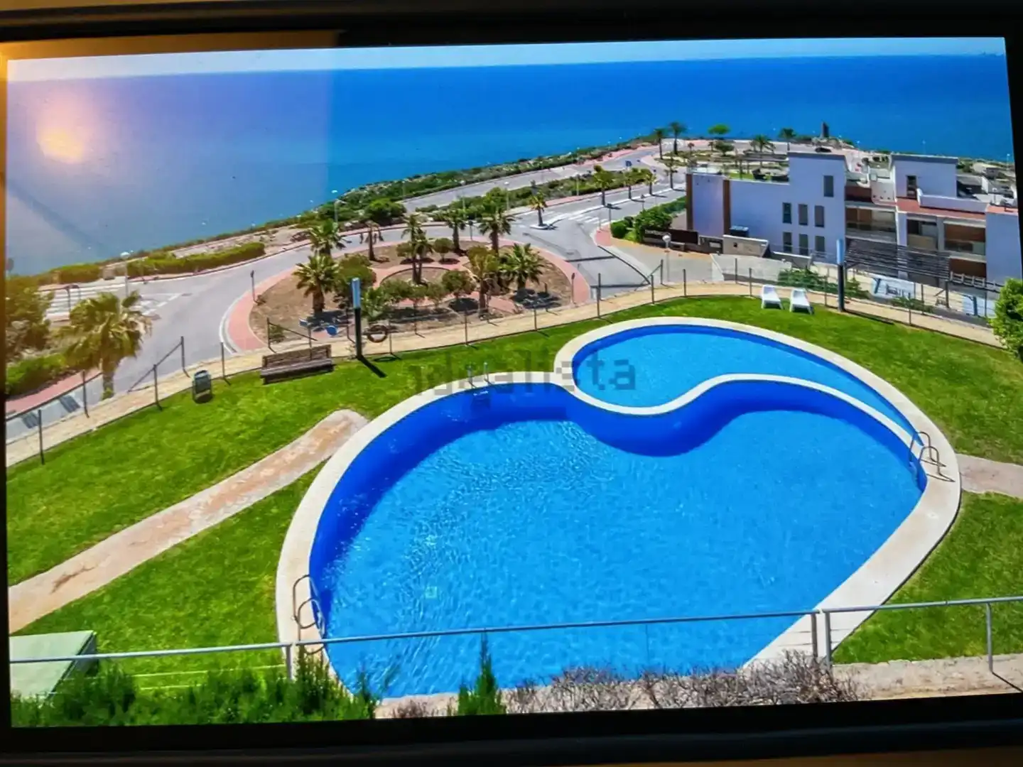 Piscina de Dúplex de lloguer en Oropesa del Mar / Orpesa amb Aire condicionat, Jardí privat i Piscina