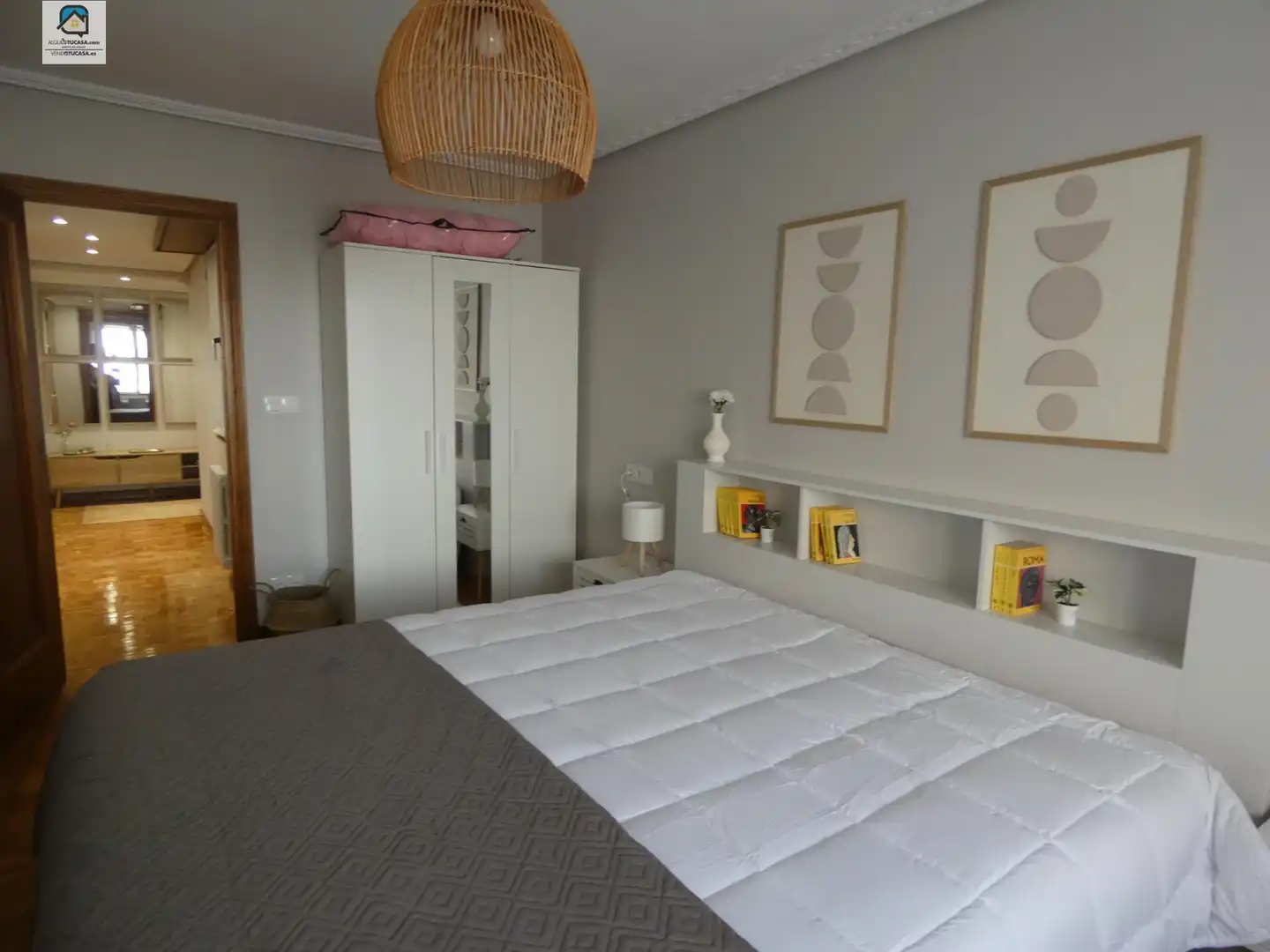 Bedroom of Flat for rent in Palencia  with Furnished