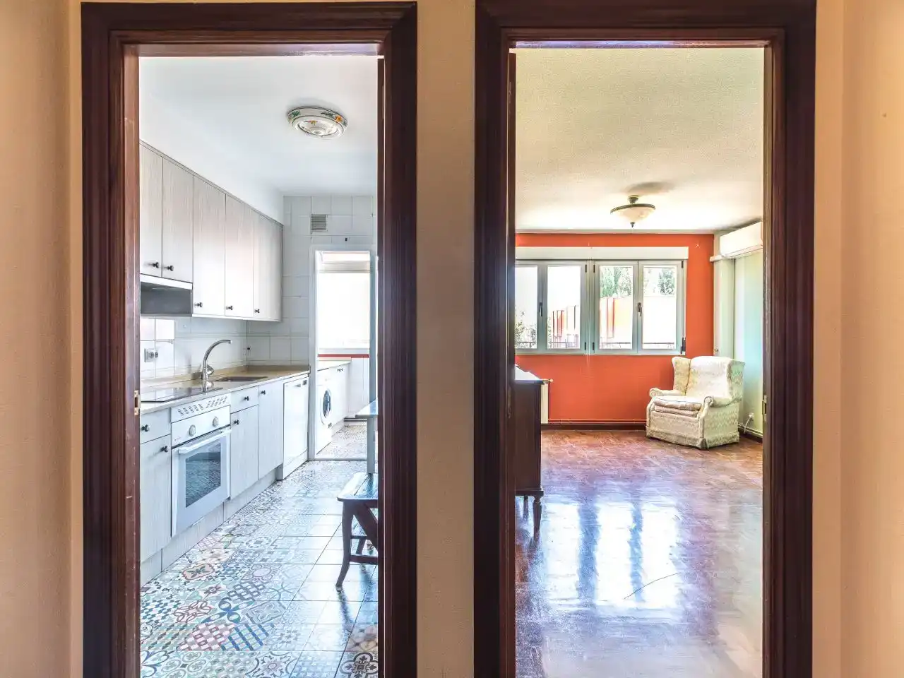 Cocina de Piso en venta en Madrid con Aire acondicionado, Jardín privado y Parquet
