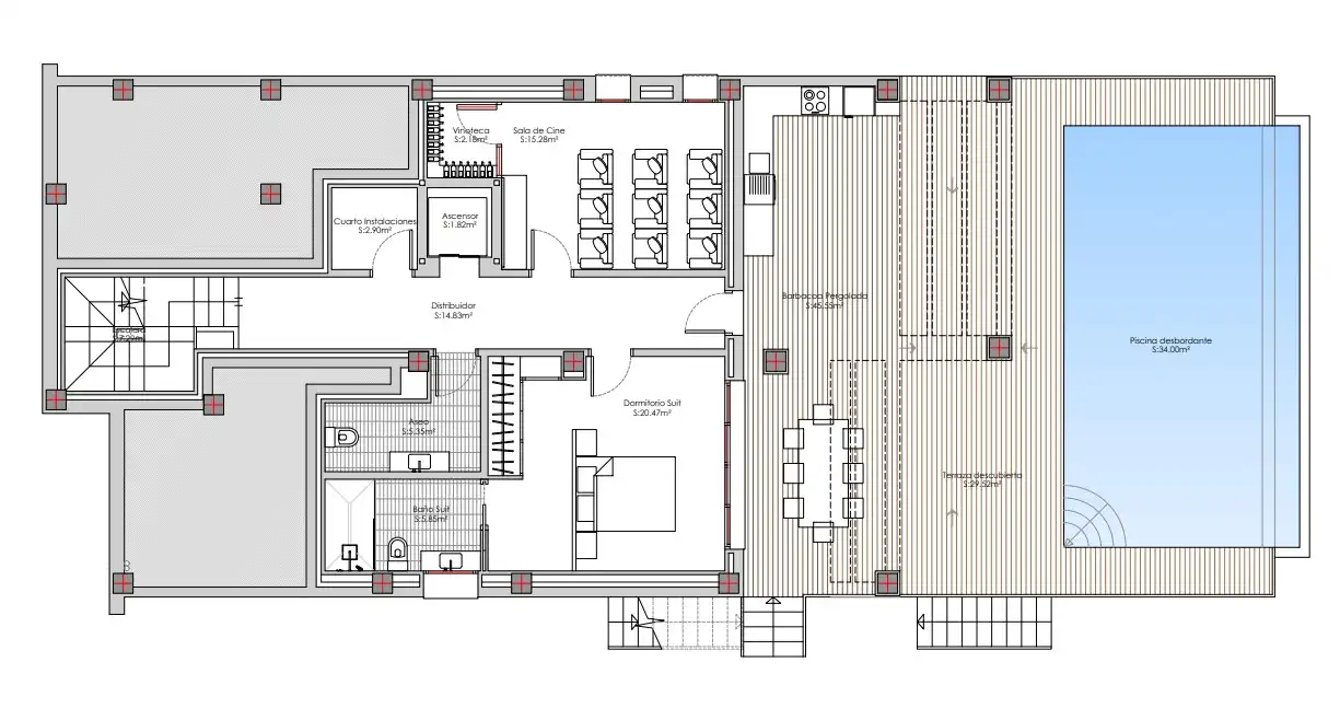 Villa mit Pool zum Verkauf in La Fustera, imagen 41