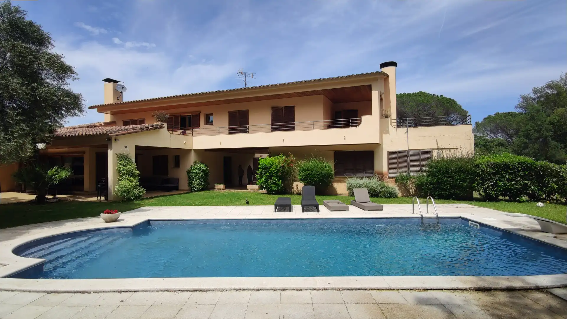 Jardí de Finca rústica en venda en Santa Cristina d'Aro amb Calefacció, Jardí privat i Terrassa