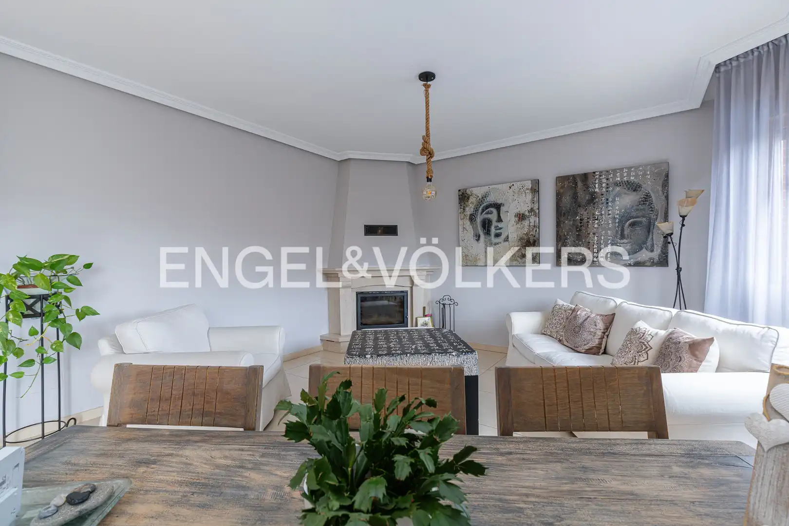 Sala de estar de Casa o chalet en venta en Cobeña con Calefacción, Jardín privado y Parquet