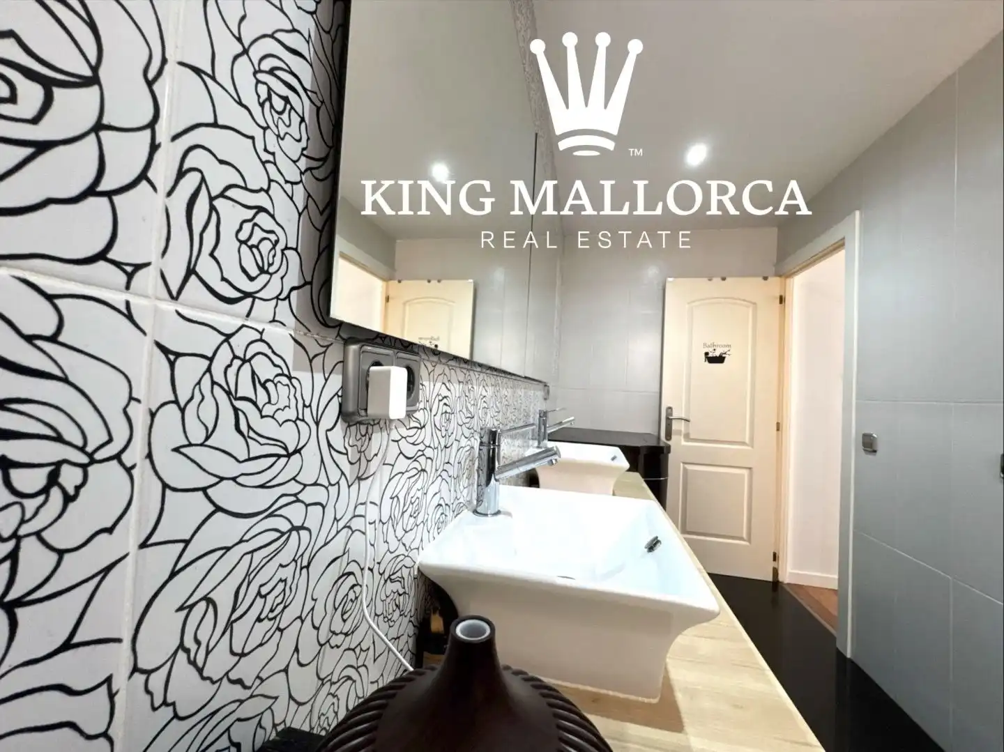 Bany de Apartament en venda en  Palma de Mallorca amb Aire condicionat, Calefacció i Terrassa