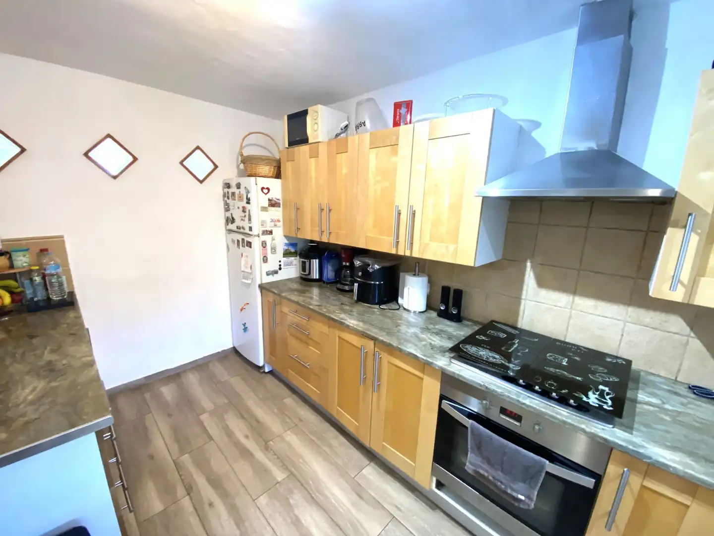 Cocina de Casa o chalet en venta en Sax con Aire acondicionado, Parquet y Horno