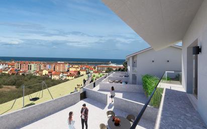 Terrasse von Einfamilien-Reihenhaus zum verkauf in Soto del Barco mit Terrasse und Balkon