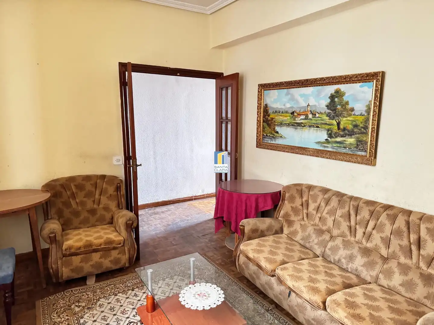 Sala de estar de Piso en venta en Zamora Capital  con Calefacción, Parquet y Terraza