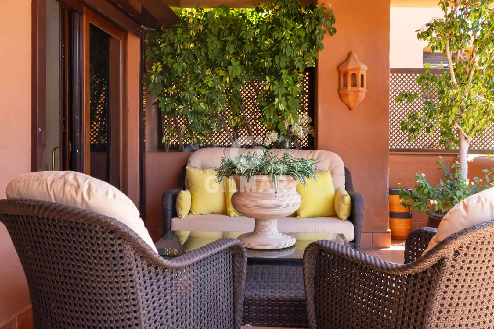 Terraza de Planta baja en venta en Estepona con Calefacción, Jardín privado y Trastero